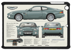 Aston Martin DB7 Vantage 1993-2003 Small Tablet Covers
